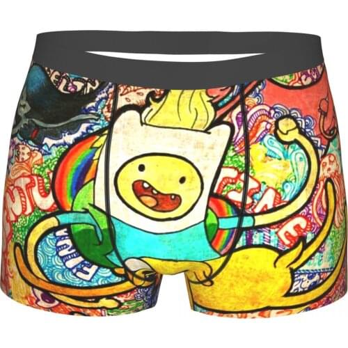 Adventure Time Finn Jake TV BMO Underpants Cotton Panties Mens Underwear Print Shorts Boxer Briefs