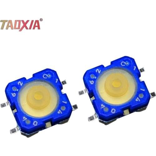 Waterproof And Dustproof Soft Silicone 8*8*5mm Patch 4 Feet Micro Touch Light Button Printing Machine And Other Switches