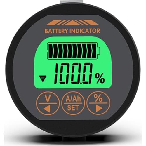 Voltmeter Ammeter Voltage Current Meter Voltmeter Ammeter with Sampler 80V 50A / 80V 100A / 80V 350A Battery Monitor 999 AH