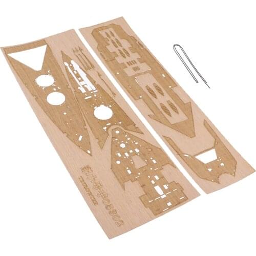 Parts of The Wooden Deck of The British HMS Hood to Scale