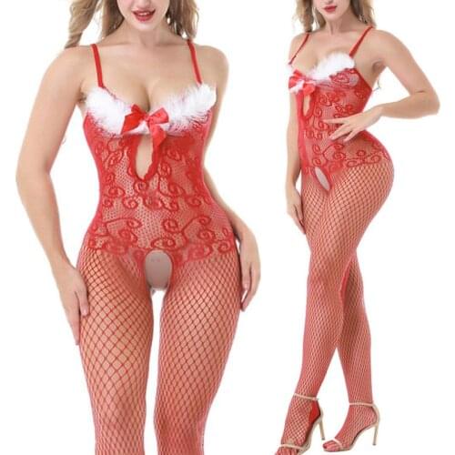 Backless Halter Lace Bodysuit Transparent Female Body Hot Sexy Teddie 2020 Brand New Women Deep V Sheer Bodysocking Drop Shiping