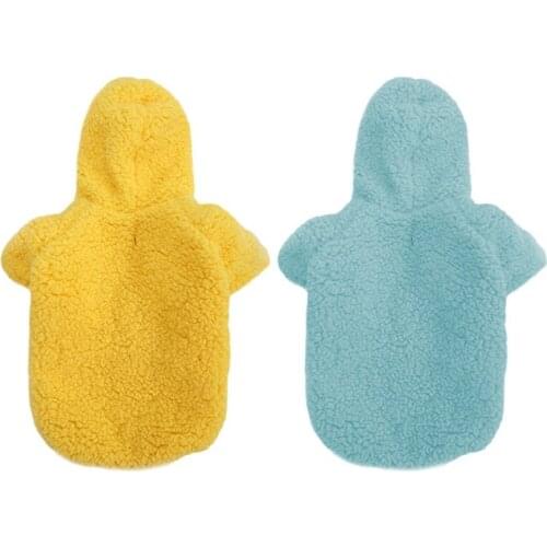 Dog Cat Winter Warm Clothes Cute Fleece Thick Coat Hoodies For bulldog Pet Cat Jacket Small Dog Puppy Sweatshirt Costume Jacket