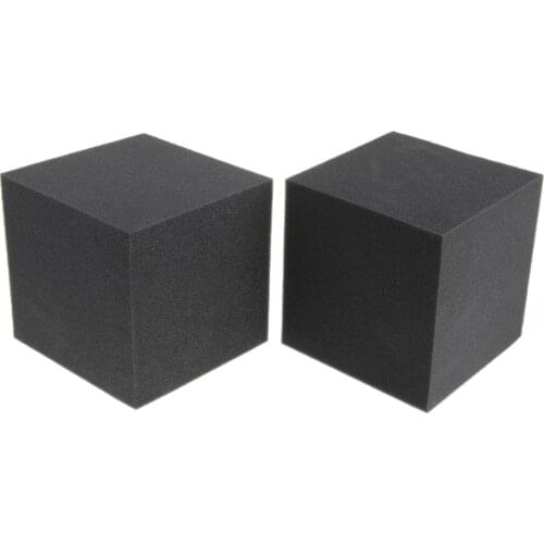 2pcs Acoustic Wedge Foam Sound Absorption Panel Polyurethane Foam for Home Theatre