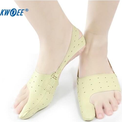 2 Pieces Foot Pain Relief Straighten Bent Hallux Valgus Corrector Thumb Valgus Protector Toe Separator Bunion Adjuster Feet Care
