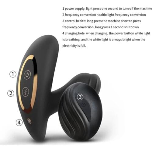 7 Speeds Vibrating Wireless Heating Prostate Massager Anal Plug Sex Products For Woman Men Adult Toys