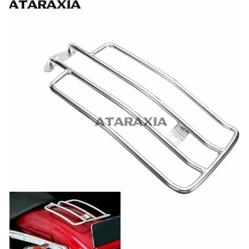 High Quality Chrome Style Motorcycle Metal Steel Solo Seat Rear Fender Luggage Rack for Yamaha Kawasaki Suzuki Harley Honda