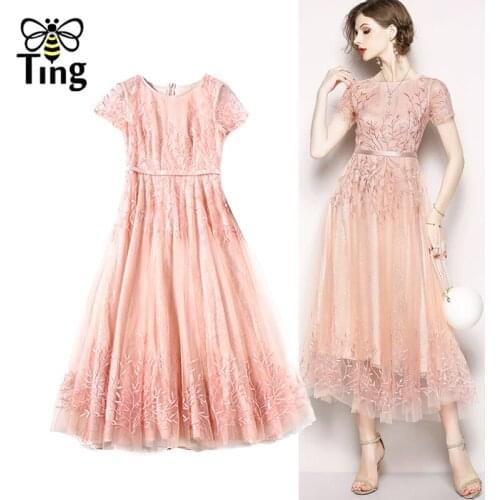 Розовые летние платья Cechy Daisy China At AliExpress