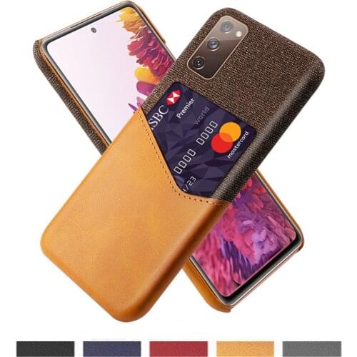 Business Case Card Slots Cover For Samsung Galaxy S20 FE A51 A71 Note 20 Ultra S 10 Lite S9 S8 Plus A31 A50 A30 A70 A20 Funda