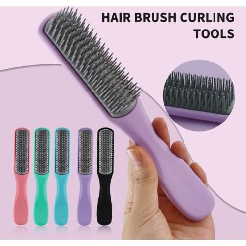 CestoMen Hair Massage Scalp Care Brush Detangling Massage Nine-Row Brush Comb Barber Hairdressing Styling Tools For Women Men