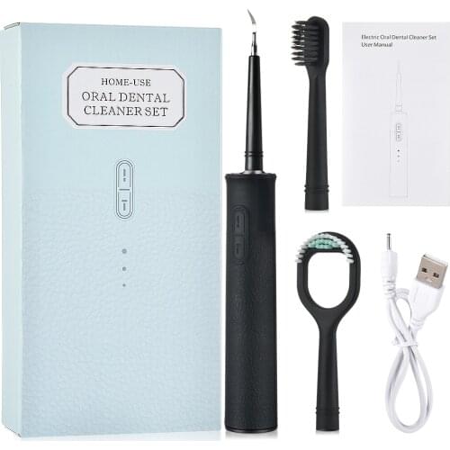 Electric Portable Sonic Dental Scaler Tooth Calculus Remover Tooth Stains Tartar Tool Dentist Whiten Teeth Health Hygiene white