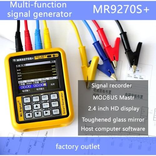 Cleqee MR9270S 4-20mA signal generator calibration Current voltage floating measurement