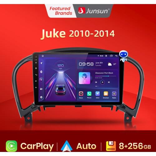 Junsun V1 Android 10 AI Voice Control Car Radio Multimedia Video Player For Nissan Juke YF15 2010-2014 Navigation GPS No 2 din
