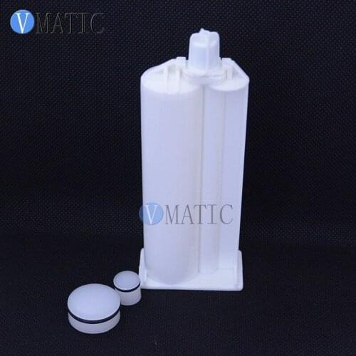 Free Shipping 2Pcs AB Epoxy Gun Cartridge 50 Ml Syringe 10:1 Two-Component Caulking Cartridge 10:1