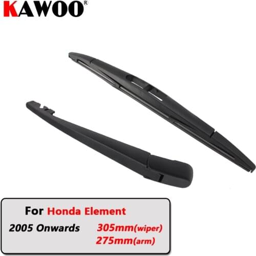 KAWOO Car Rear Wiper Blade Blades Back Window Wipers Arm For Honda Element Hatchback (2005-) 305mm Car Accessories Styling