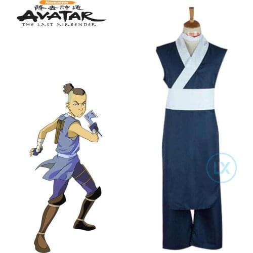 Anime Avatar: The Last Airbender Sokka Cosplay Costume Uniform Halloween Christmas Women Men Clother Party Free Shipping