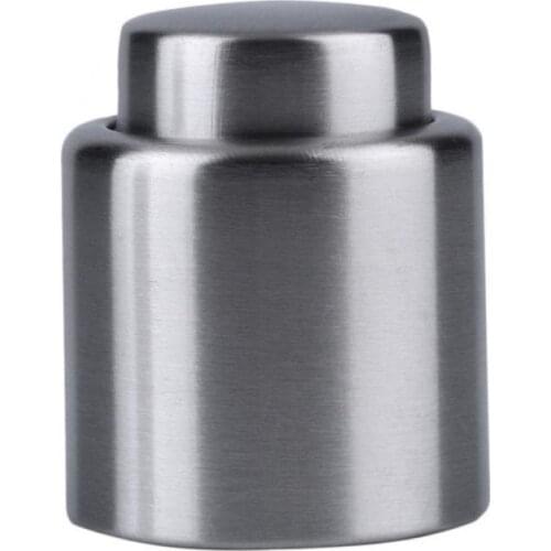 1PCS Stainless Steel Wine Bottle Stopper Vacuum Red Wine Cap Sealer Fresh Keeper Bar Tools Bottle Cover Kitchen Accessories