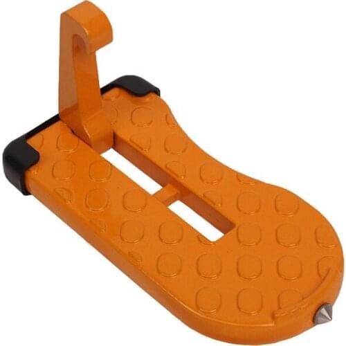 Multifunction Foldable Car Roof Rack Step Car Door Step Universal Latch Hook Auxiliary Foot Pedal Aluminium Alloy Safety Hammer