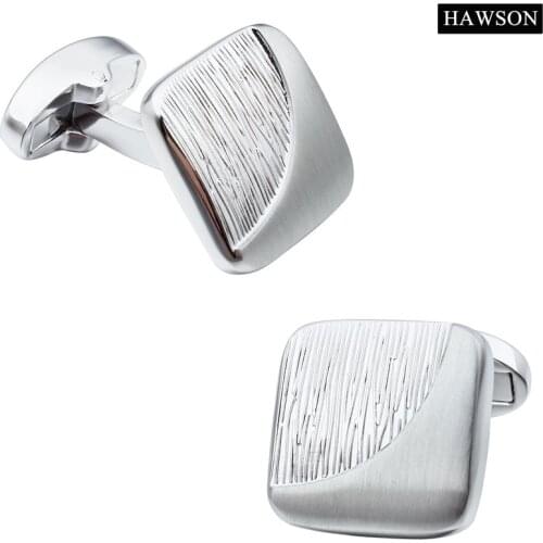 Fashion Metal Cufflinks Square Mens Dress Jewelry Accessories For Wedding Cufflinks Luxury With Box