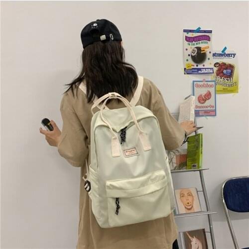 Fashion Women Backpack Waterproof School Bag Laptop Bagpack Junior High School College University Bookbags for Girls Daypack