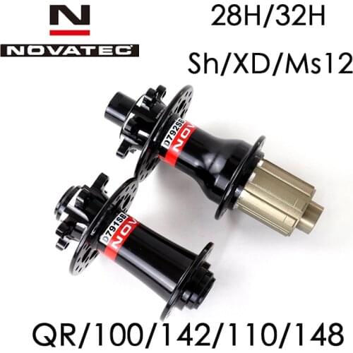 Mtb disc brake hubs NOVATEC D791SB D792SB 100x15 142x12 bike hub boost 110x15 148x12 XD SH Qr