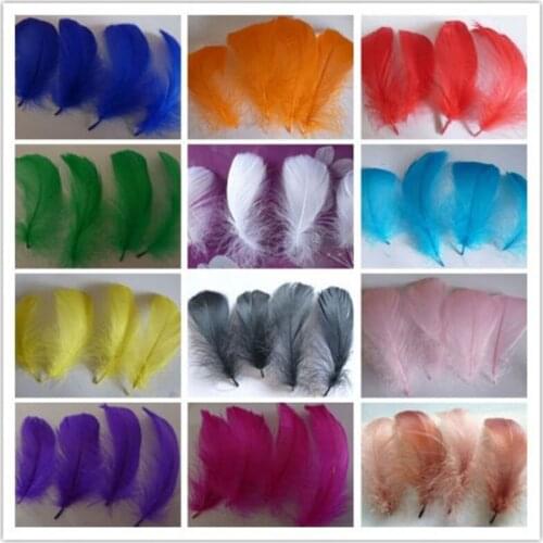 Wholesale 400 pcs natural goose feather floating 10-15cm / 4-6inch