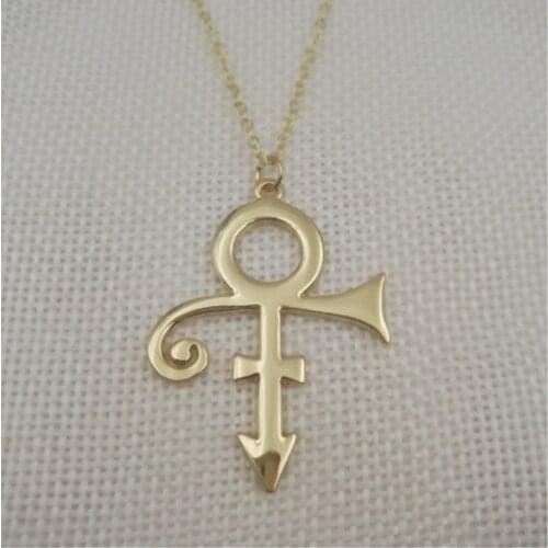 2pcs Women Prince Memorial Symbol Love Logo Necklace The Minimalism Singer Necklace Price Necklace With wholesale