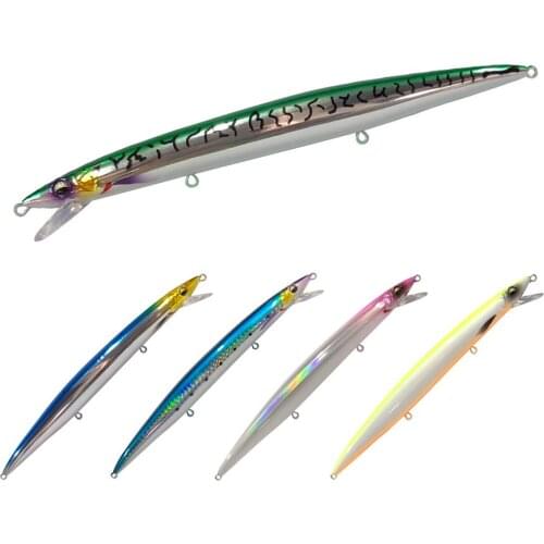 Sea Bass Fishing Lure missile07-170 Lures 170mm 25g Surf Fishing Lure 0.3-1.0M Depth Slowsinking Three Hooks Lure