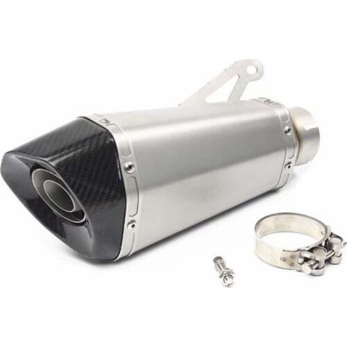 S1000R Slip-On Real Carbon Fiber Titanium Motorcycle Exhaust Pipe Scooter Escape For BMW S1000RR 2010 2015 2016 2017 Year