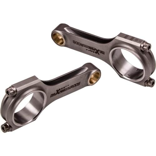 EN24 Connecting Rods for Fiat 500 old Model 2 cylinder 124mm Conrods 800HP Conrods TüV Certification ARP 2000 Bolts