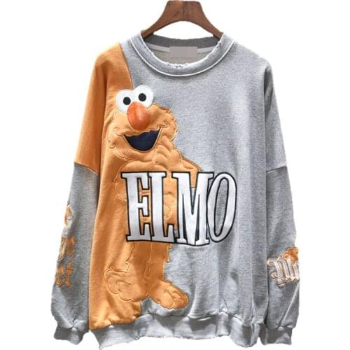 Girls Sweatshirt 2021 Spring Autumn Cartoon Print Student Sweatshirt Long Sleeve Oversized Sweatshirt Jumper Hooded Pullover Top