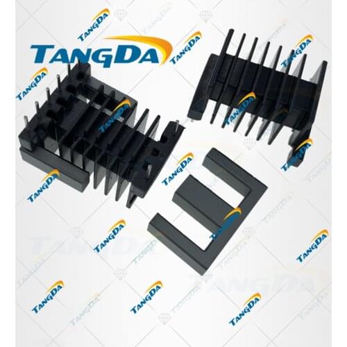 TANGDA EEL25 EEL 25 skeleton bobbin transformation + soft magnetic ferrite core 6+2pin 6 2 horizontal type 7 slots T