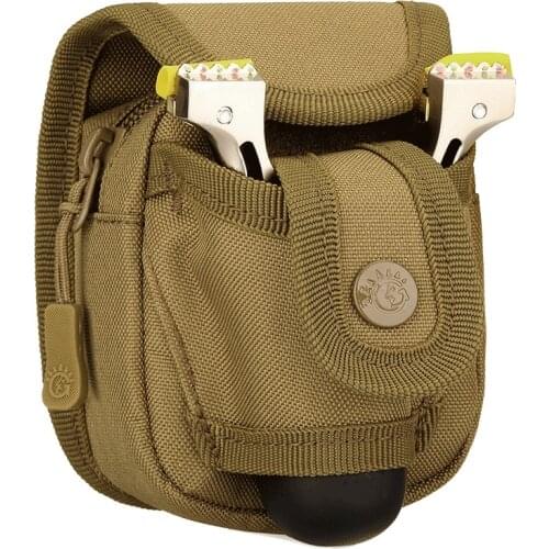 Outdoor Steel Ball Bag Catapult Multi Function Mobile Phone Bag Camouflage Waist Shoulder Bag