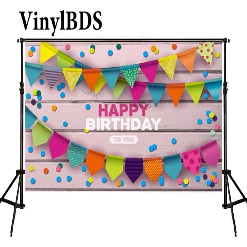 VinylBDS Children Birthday Photos Wood Wall Photography Backdrops Party Backdrop Pink Wood Backdrop Baby Photography Backdrops