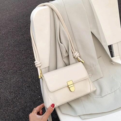 Women Bag Bags Small Bag 2021 New Handbags PU Red High Solid Color Single Shoulder Messenger Bag Handbags Bag for Women