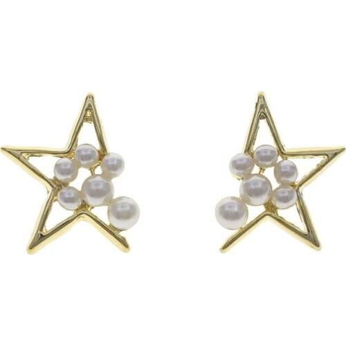 1@# 2021 New Shine Hoop Earrings Statement Golden Women Fashion Geometric Statement Earrings Accessories Brincos