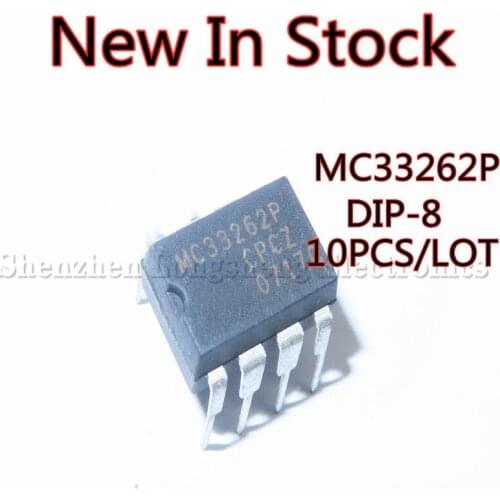10PCS/LOT NEW MC33262P MC33262 DIP-8 LCD power board