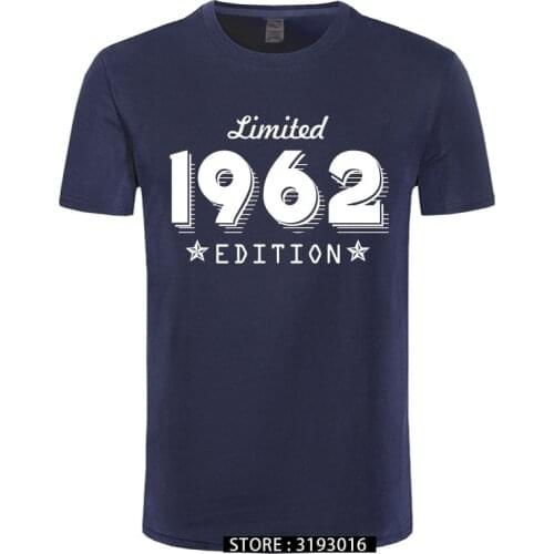 1962 Limited Edition Gold Design Mens Black T-SHIRT Cool Casual pride t shirt men Unisex New Fashion tshirt Loose Size