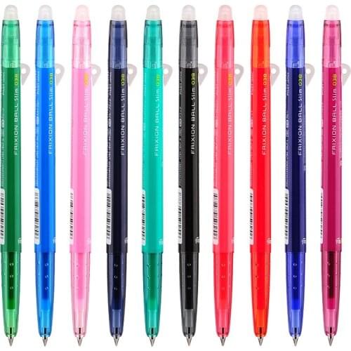 20PCS Japan Pilot LFBS-18UF FriXion Ball Slim Gel Pen 0.38mm 20 Color Bundle Ink Erasable Writing Supplies Office Accessories