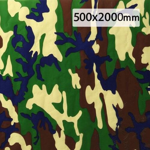 200Cm*50CM New PVA Hydrographic Water Transfer Dipping Film Camouflage Fiber Print
