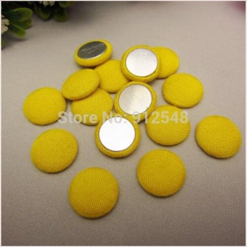50 pcs 15mm Solid Fabric Covered flat back Buttons, Cloth Covered Buttons, garment accessories,XK5619
