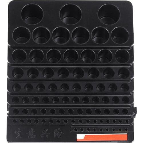 70x220x200mm Plastic Milling Cutter Storage Box Tap Reamer Turning Tool Holder Drill Bits Storage CNC Lathe Tool