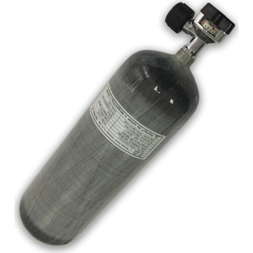 AC10931 9L CE Mini Scuba Gun for Hunting/Diving Pcp Air Tank Carbon Fiber Gas Cylinder Pcp Air Rifle/Airforce Condor&Gauge Valve