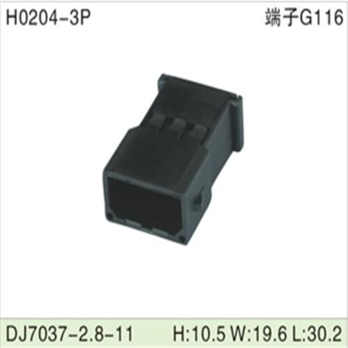 Free shipping 500pcs DJ7037-2.8-11 3Pin AMP Car Electrical Wire Connectors for VW,BMW,Audi,Toyota,NISSAN AND other