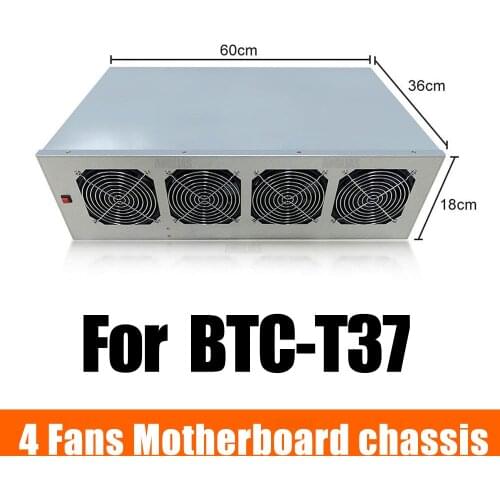 BTC-T37 Chassis for Miner Motherboard CPU Chipset 8 Graphics card Slot DDR3 Memory Integrated VGA Interface Low Power Mining