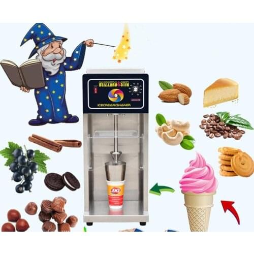 CE DQ Snowstorm Machine Commercial Blizzard Ice Cream Machine Shaker Mix Blender