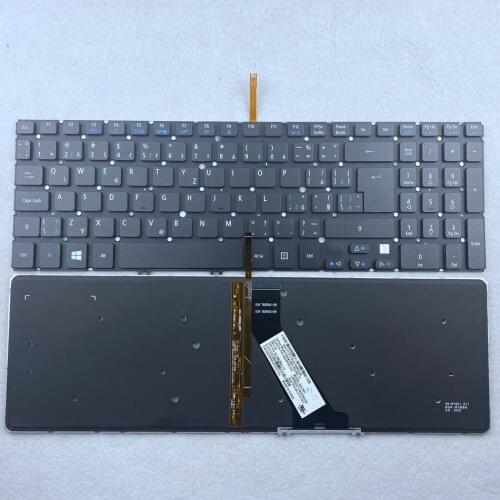 Czech&Slovak Backlit Laptop Keyboard For Acer Aspire V5 V5-531 V5-531G V5-551 V5-551G V5-571G V5-571P V5-571PG V5-531P CZ SK