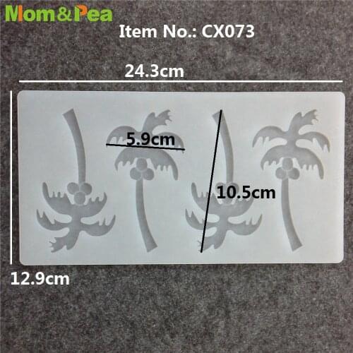 CX073 Coconut Tree Shaped Silicone Mold Chocolate Ornamental Fondant Mould Cake Decoration Tools