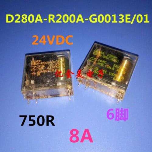 D280A-R200A-G0013E / 01 24VDC Relay 740R 8A G0013E-01