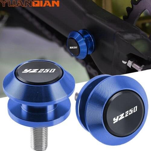 For YAMAHA YZ 250 YZ250 F/X/FX YZ250F YZ250X YZ250FX Motorcycle Aluminum M6 Swingarm Spools Slider Stand Screws Slider Protector