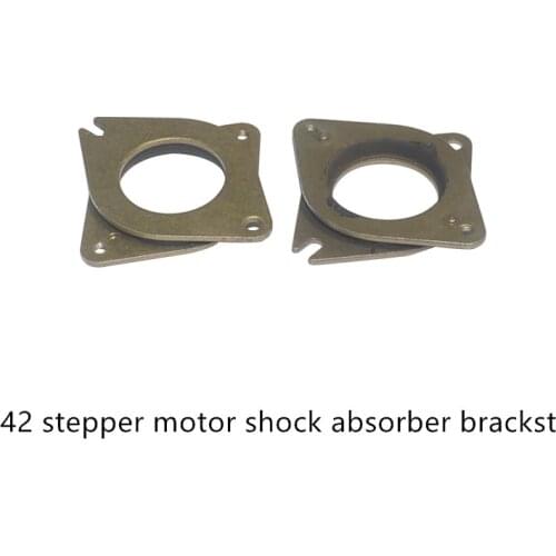 Nema17 mount bracket 42 stepper motor steel rubber damper shock absorber ring pad diy cnc part brackst 51.8x51x6 mm